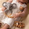 SIMNEO - Baby Geschenk Set | Holz & Wolle