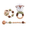 SIMNEO - Baby Geschenk Set | Holz & Wolle