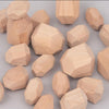 SIMNEO NATURAL PACK  - 20 Balanciersteine aus Holz ohne Farbe